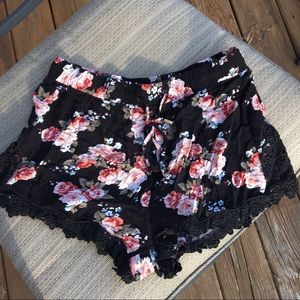 Flowy Floral Shorts